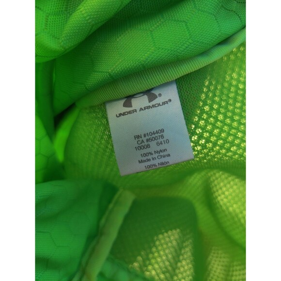 Under Armour Backpack Green Drawstring Tote Bag RN#104409 Bookbag - Picture 9 of 14